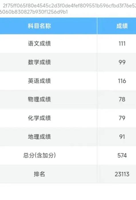 江西学考成绩查询截图