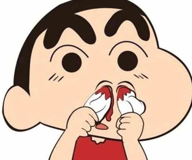 男生流鼻血头像缩略图