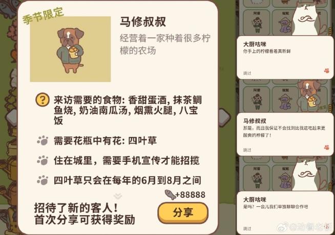 动物餐厅顾客大全