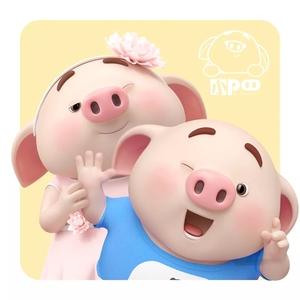 可爱情侣猪头像一对缩略图