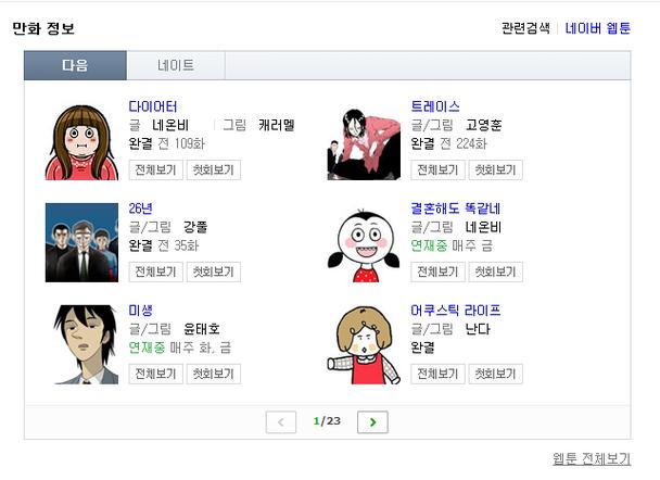 webtoon漫画官网韩语版缩略图