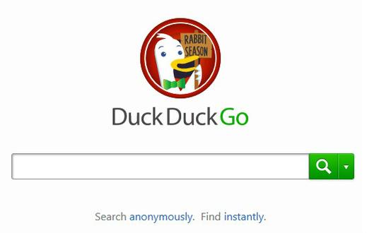 duckduckgo官网搜索页面