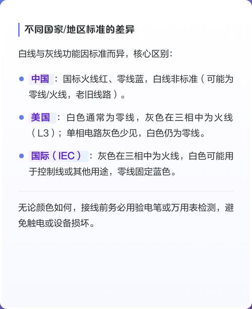 灰色电线和白色电线哪个是火线缩略图