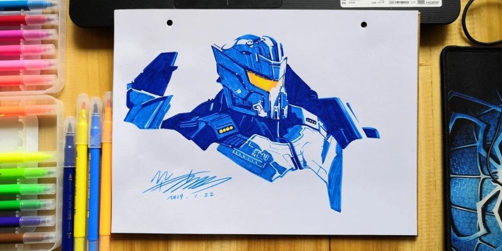 小学生画环太平洋机甲
