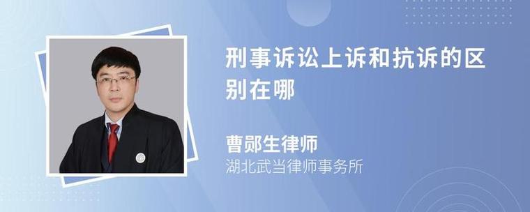 刑事案件上诉和申诉的区别