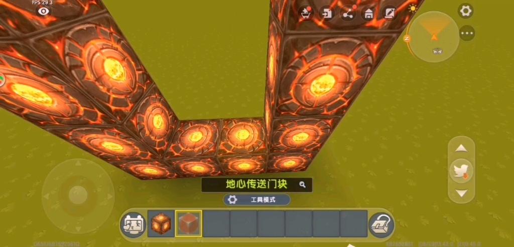 迷你世界怎么做地心门框