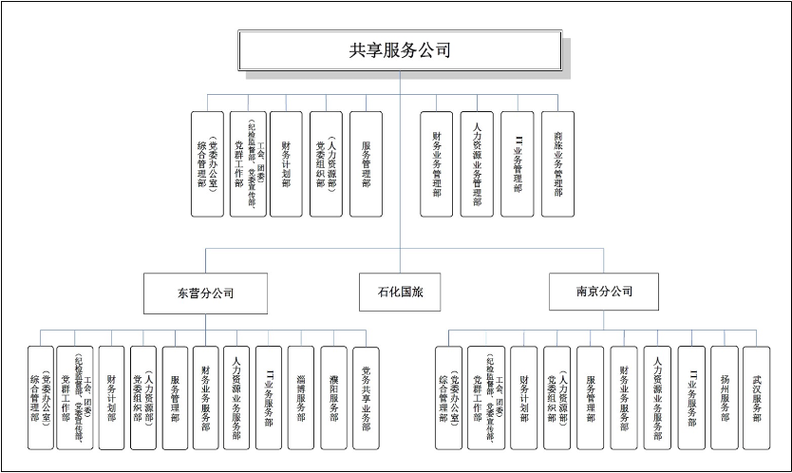 财务共享中心组织架构图