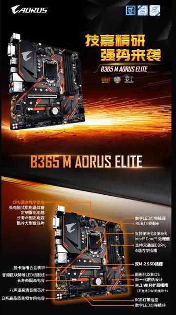 技嘉b365m小雕 m2不同