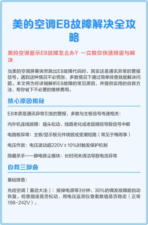 美的空调ec07交替闪烁