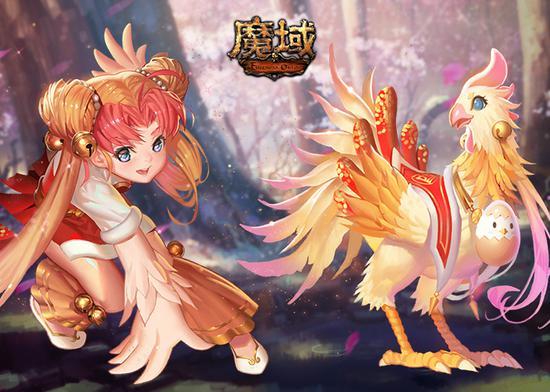 魔域红鸡紫鸡合体图片