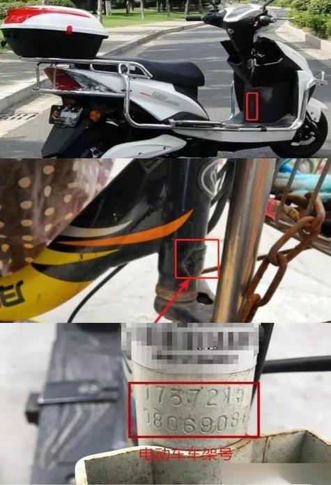 飞鸽电瓶车车架号在什么地方
