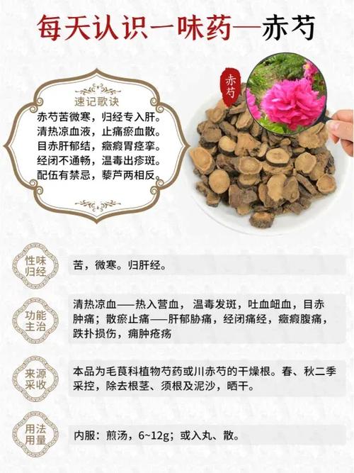 赤芍的药用