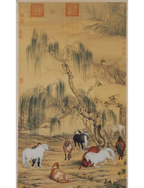 郎世宁八骏图拍卖记录