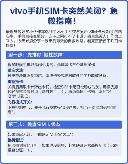vivo手机电话卡关闭怎么打开