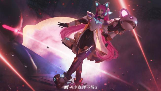 粉色的猫jinx