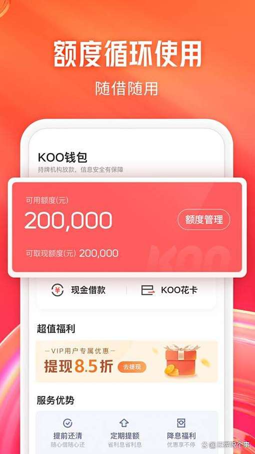 KOO钱包自己能申请贷款吗