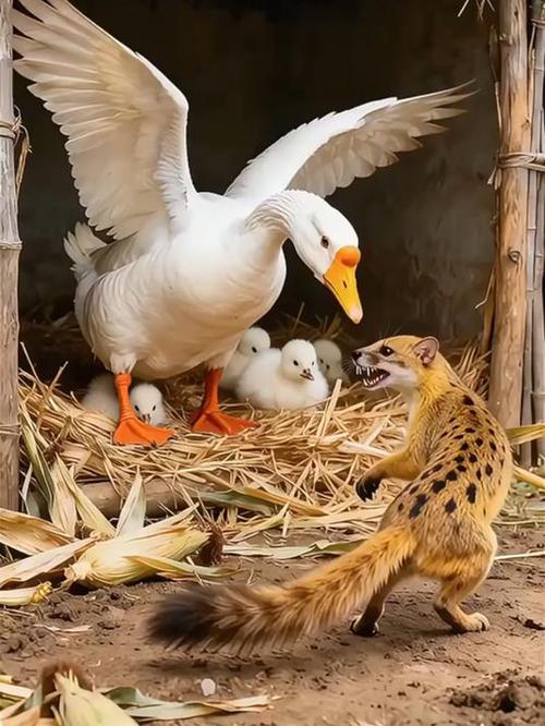 黄鼠狼vs鹅