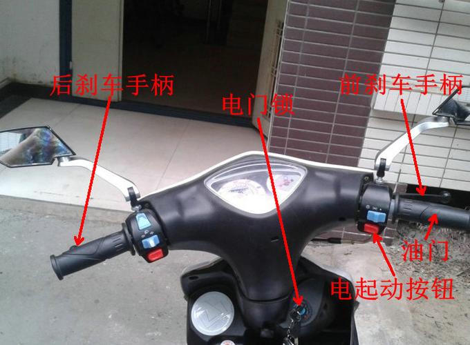 踏板摩托车各部位图解
