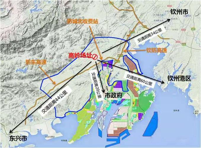 中国地图防城港位置
