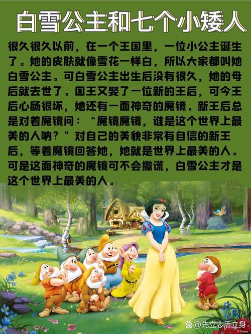 七个小矮人的故事 睡前故事图标