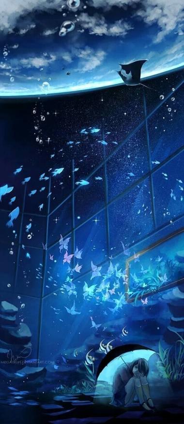 蓝色大海图片高清