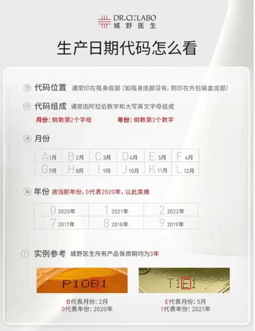 护肤品生产日期查询