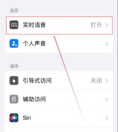 苹果的实时语音是干嘛的截图