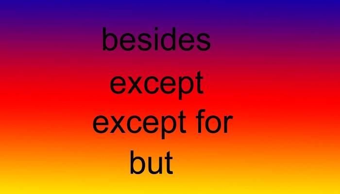 butfor等于without