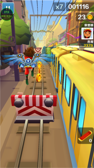 地铁跑酷牛津版本内购内置菜单游戏截图
