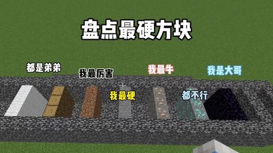 我的世界什么方块最坚硬