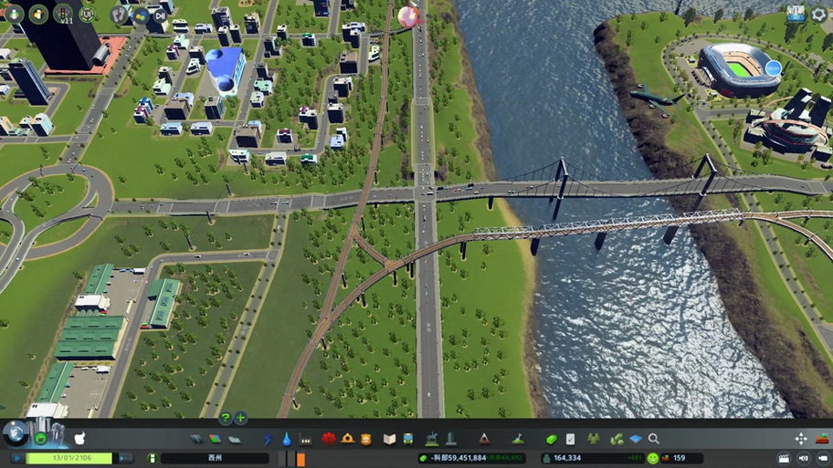 城市天际线拆除道路