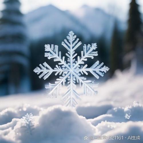 雪花在半空上转