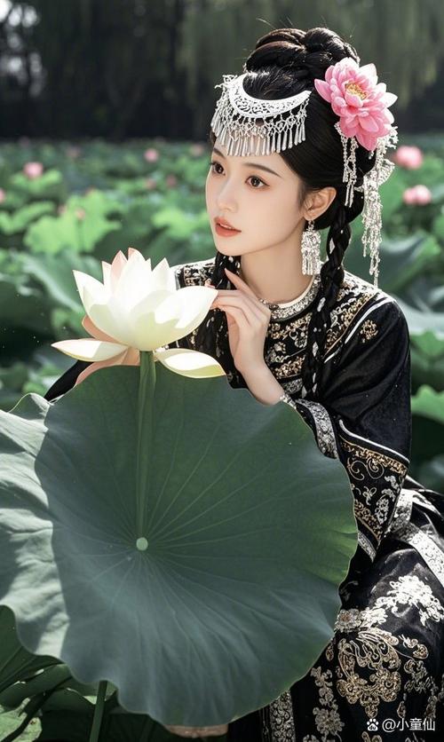 白莲花女最明显的特征
