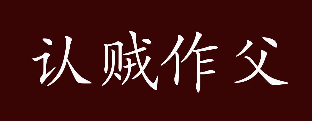 什么贼什么父成语