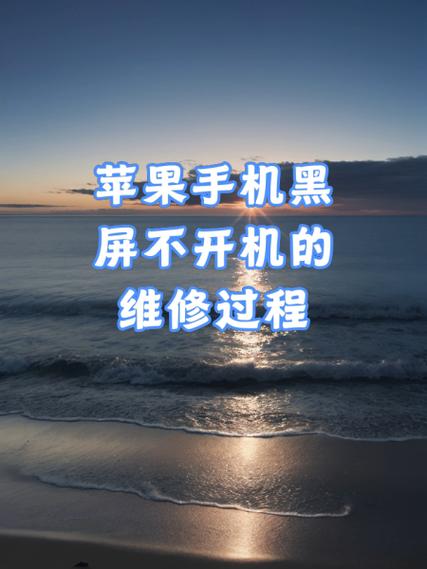 苹果12开机黑屏无法唤醒