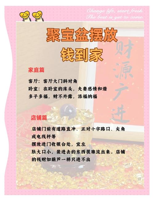 聚宝盆的摆放和用法