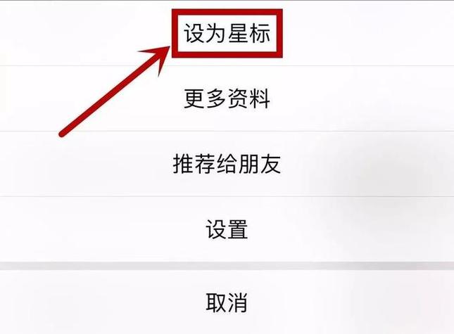 微信备注后面有个五角星