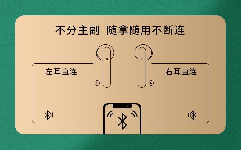 蓝牙耳机主副怎么区分