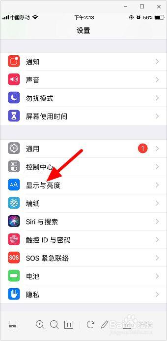 苹果手机调整图标大小