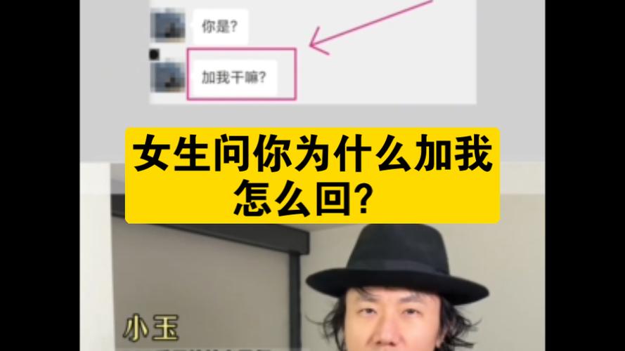 高情商回复女生说为什么加我
