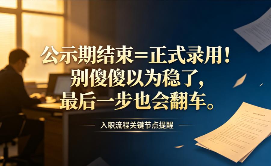 公示期过后多久正式录用