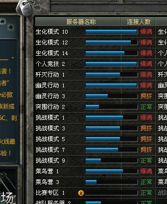 穿越火线服务器