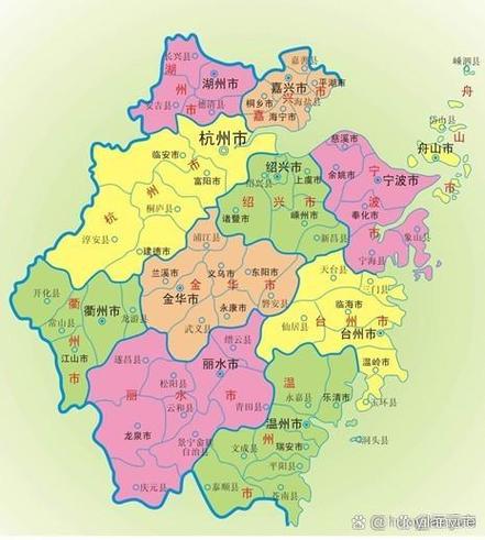 浙江省交通地图全图