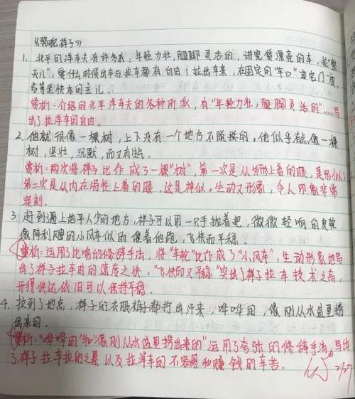 骆驼祥子的好句加赏析