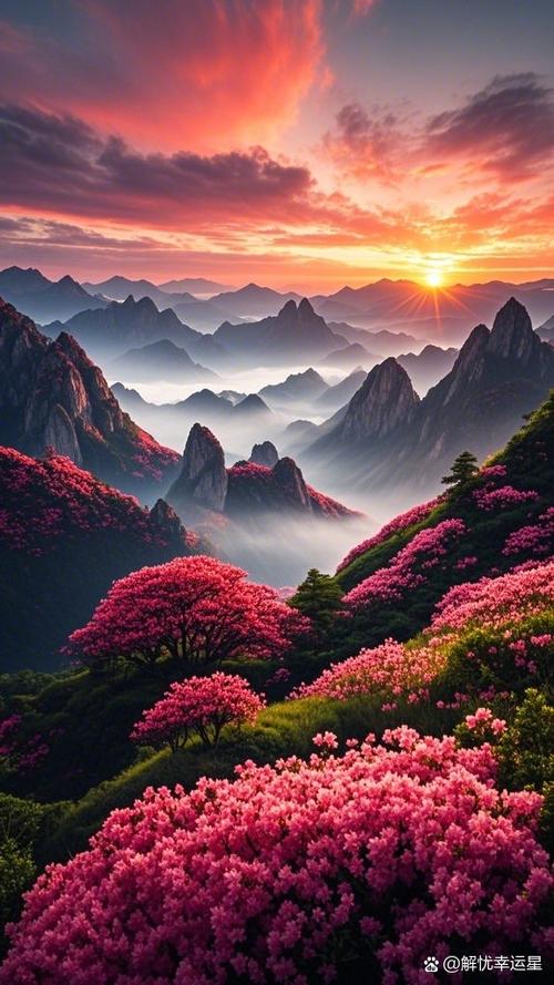 歌词中带有满山杜鹃映晚霞叫什么歌