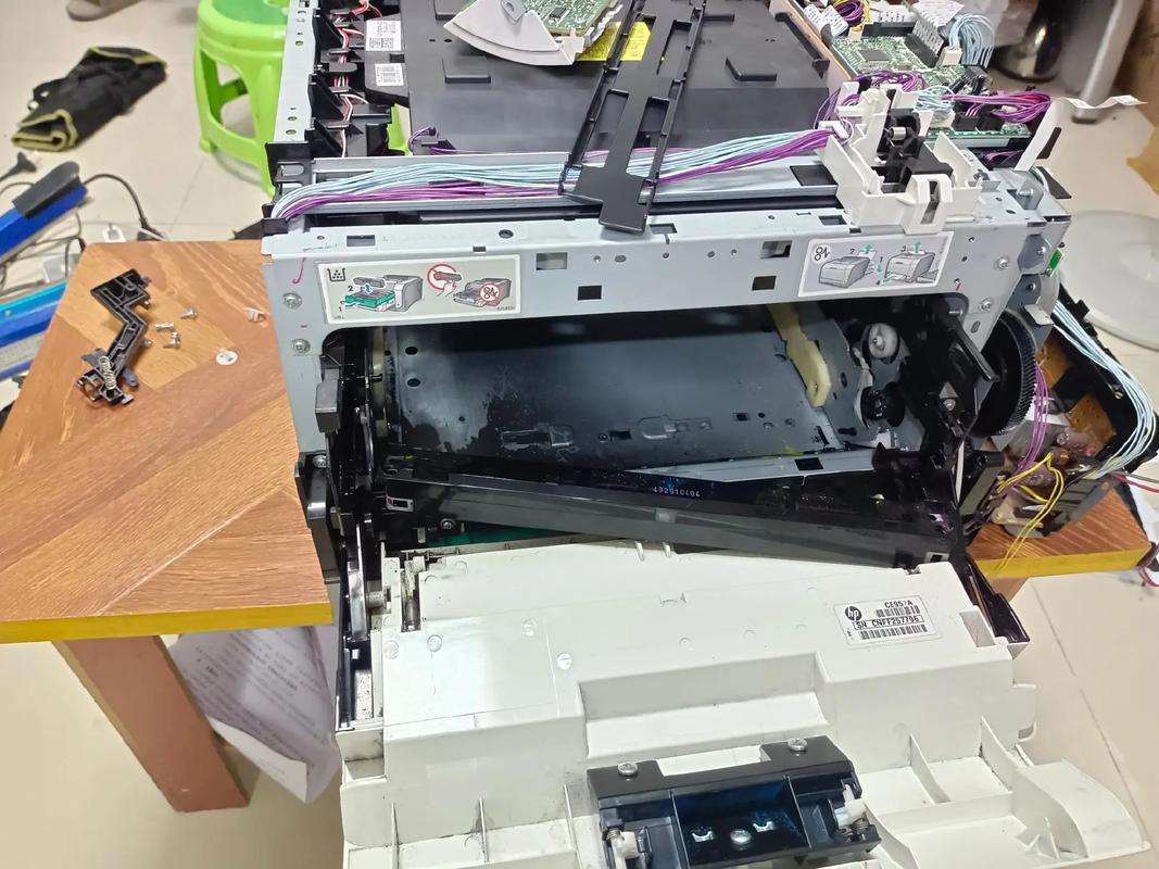 惠普180转印带拆卸视频