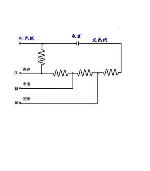 五线电风扇接线图图标