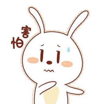 害怕表情图片