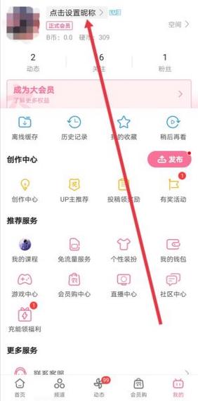 b站怎么重新设置偏好