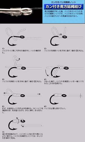 鱼钩绑主线怎么绑